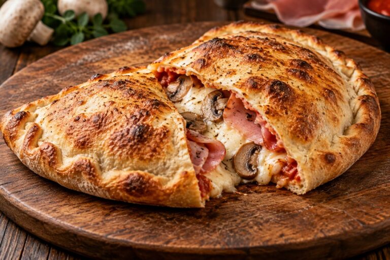 Calzone Prosciutto e Funghi