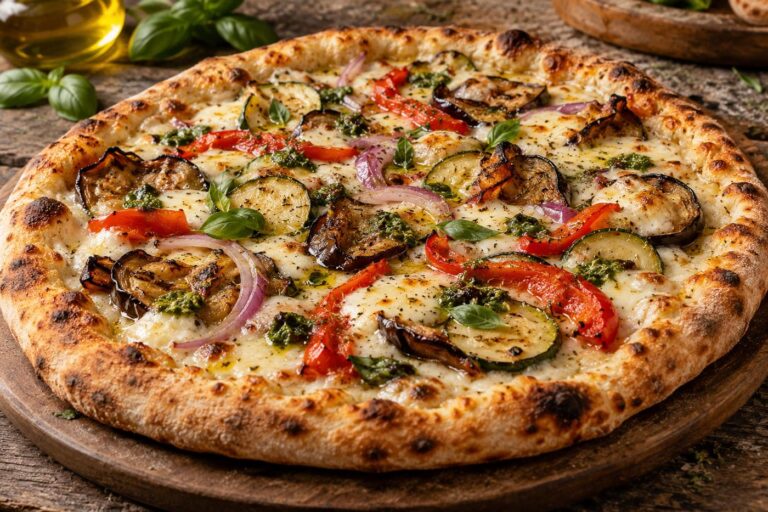 Pizza Bianca Mediterránea