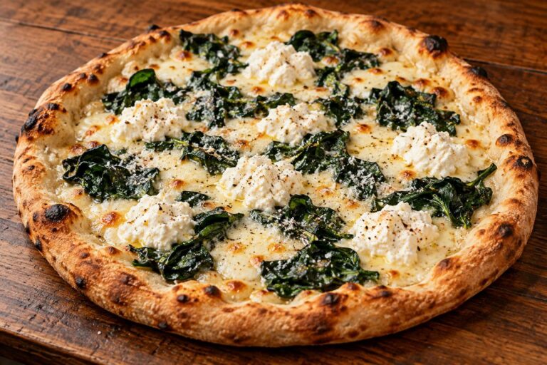 Pizza Ricotta e Spinaci