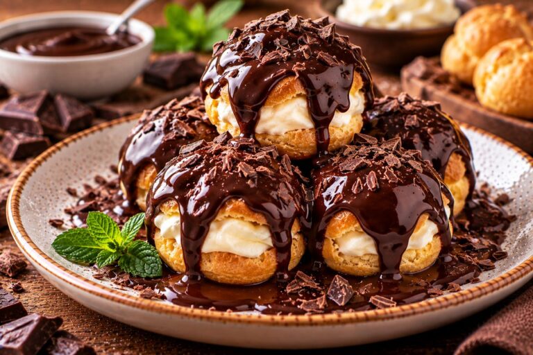 Profiteroles al Cioccolato